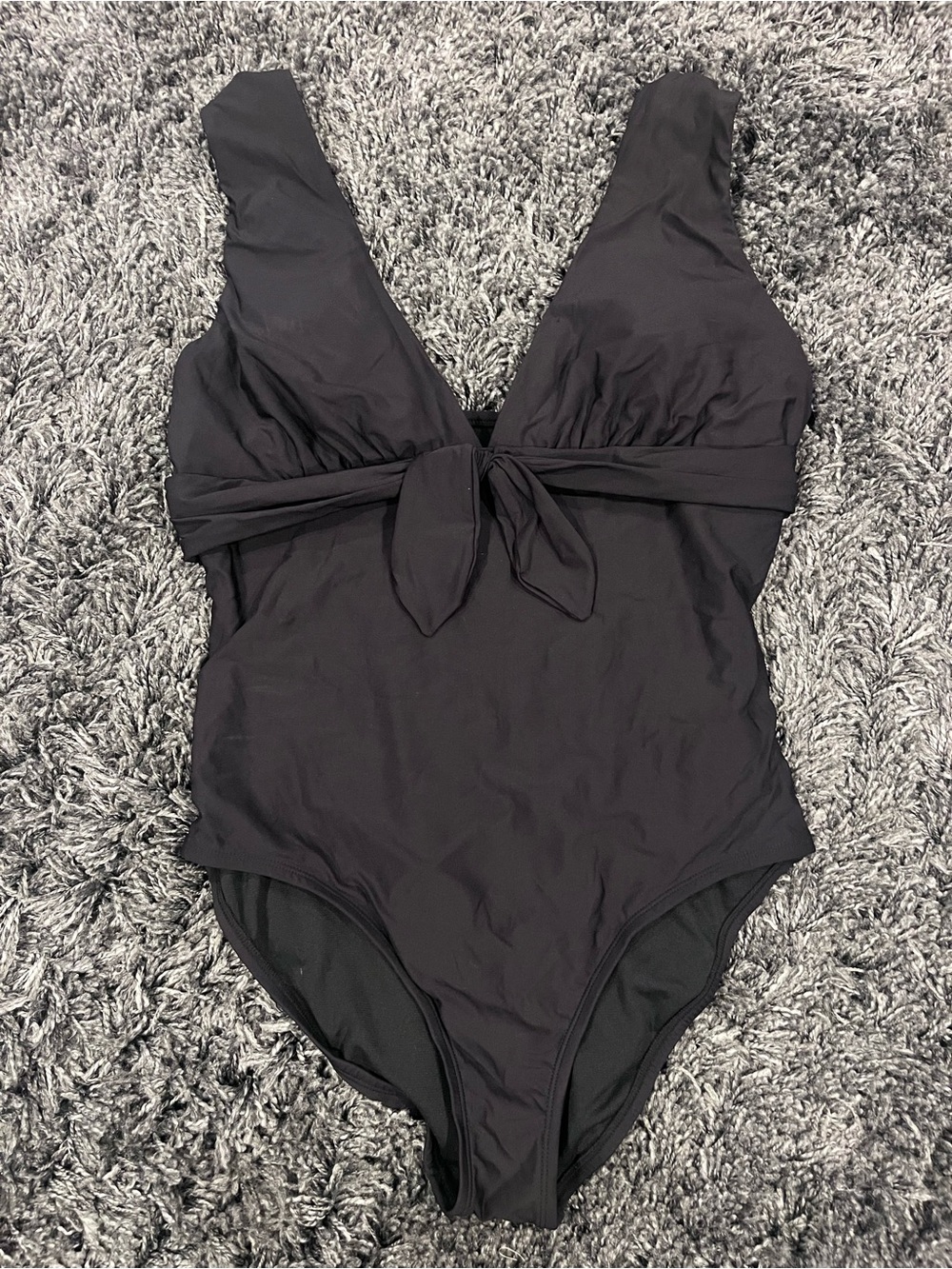 šŗNWT APT. 9 BLACK BOW FRONT BATHING SUIT SIZE XLšŗ